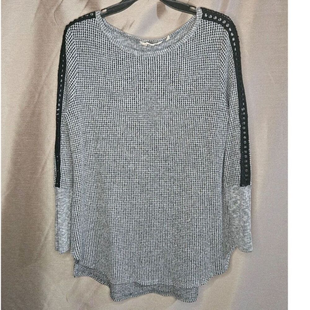 Soft Surroundings, Black, Grey, White, Top, Size: S